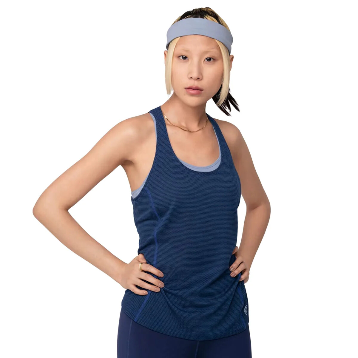 Allbirds Women’s Natural Run Tank Sz Medium True Navy, Pine NWT