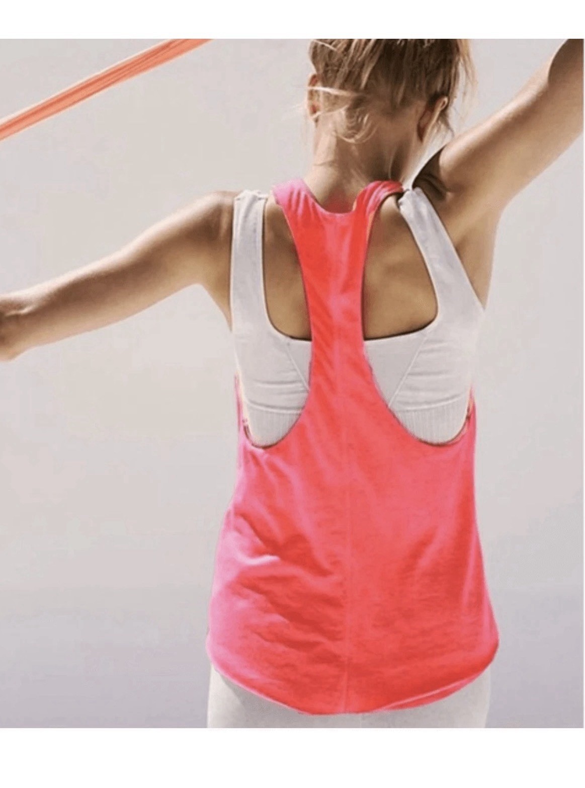 Free People / FP Movement Exhale Tank Racerback Green Large New* BO1323