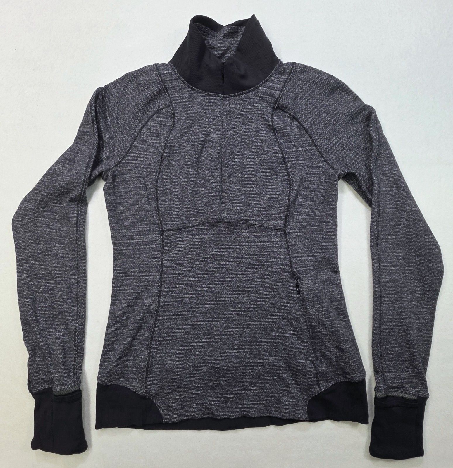Lululemon Jacket Top Womens 8 Runderful 1/2 Zip Pullover Nylon Lycra Polyester