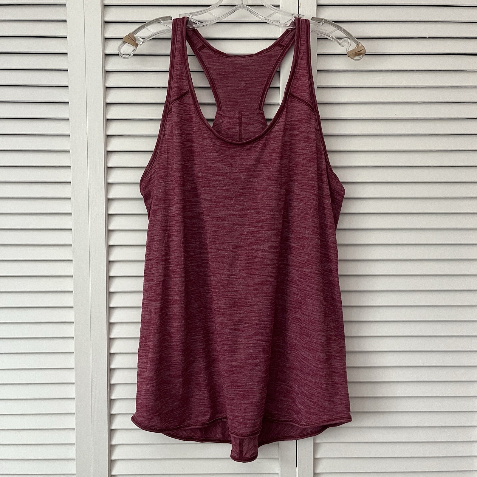 Lululemon Essential Tank top heather misty merlot Size: see measurements below