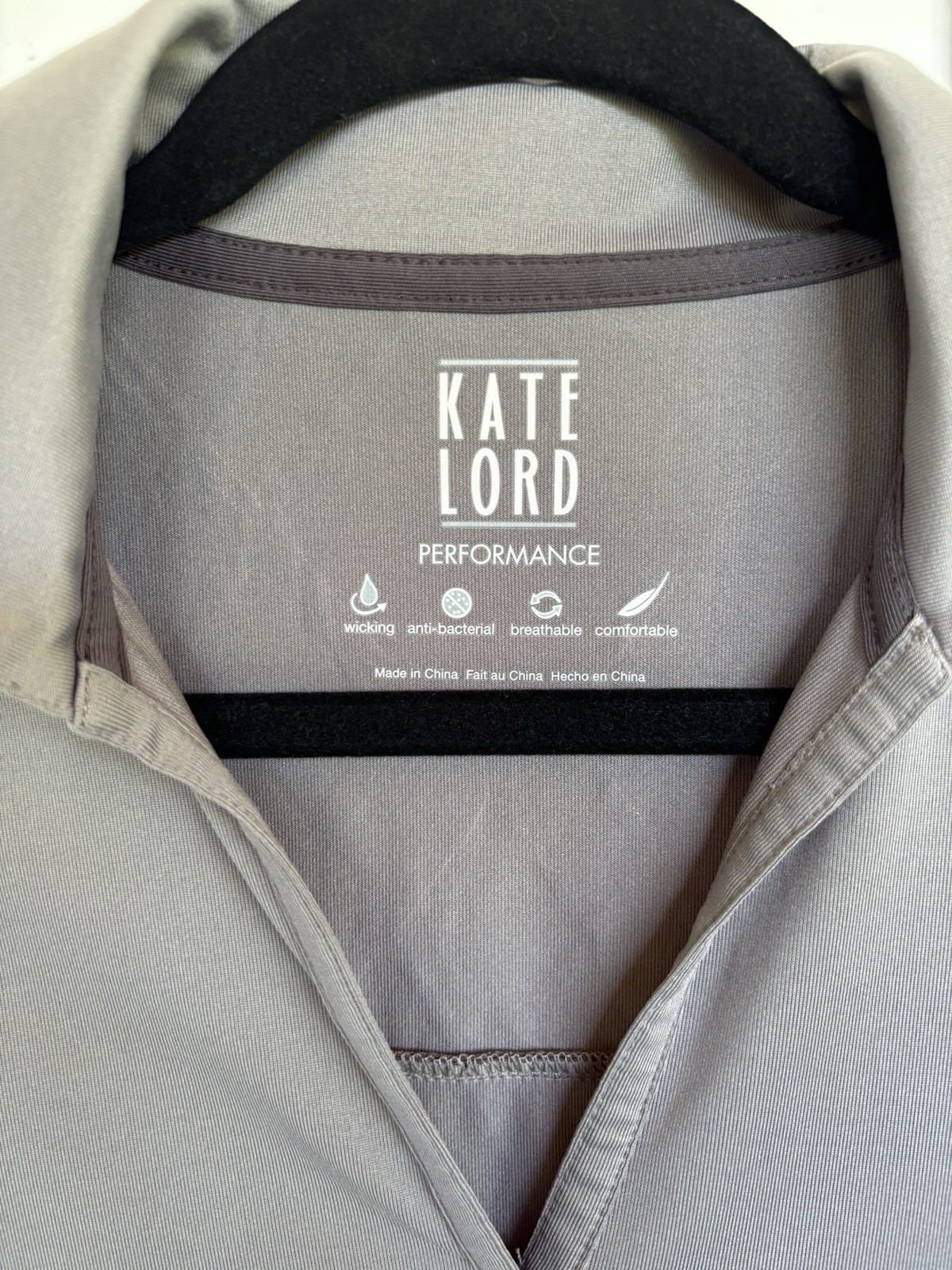 Kate Lord Performance Golf Pickleball Tennis Sleeveless Tank Women’s S Gray Pink