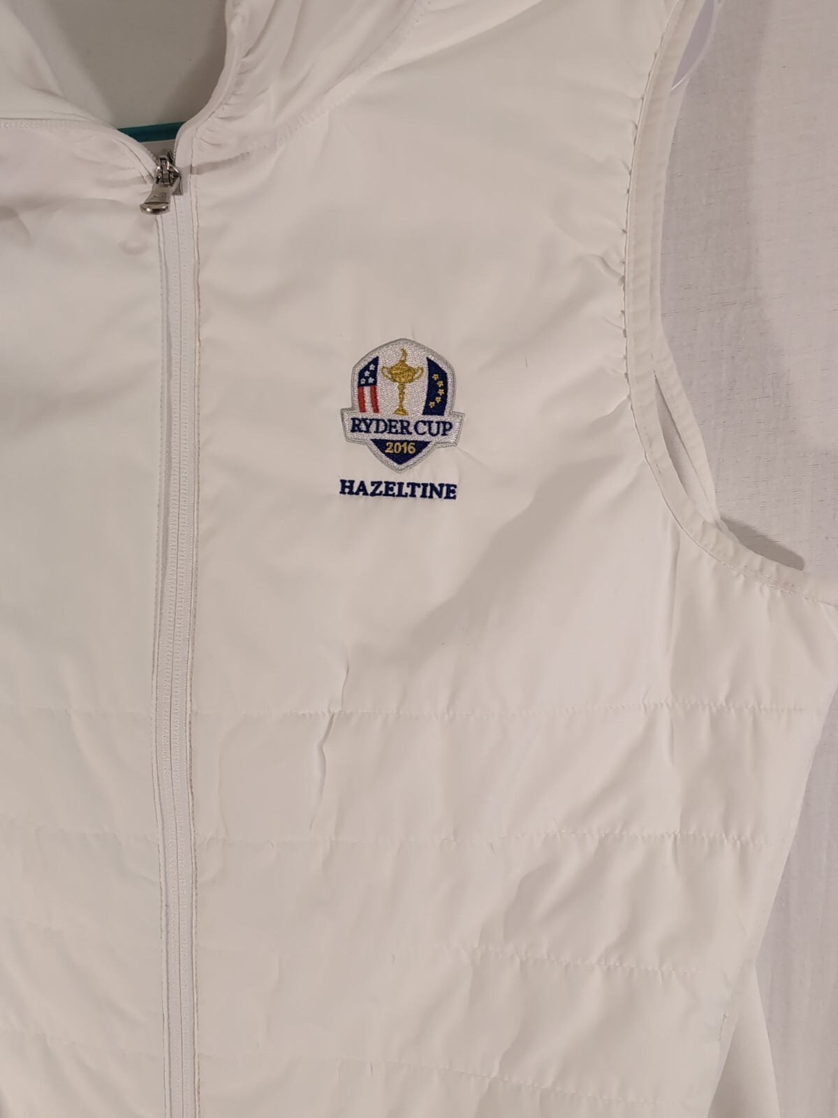 Women’s XL Under Armour 2016 Ryder Cup Hazeltine White Vest