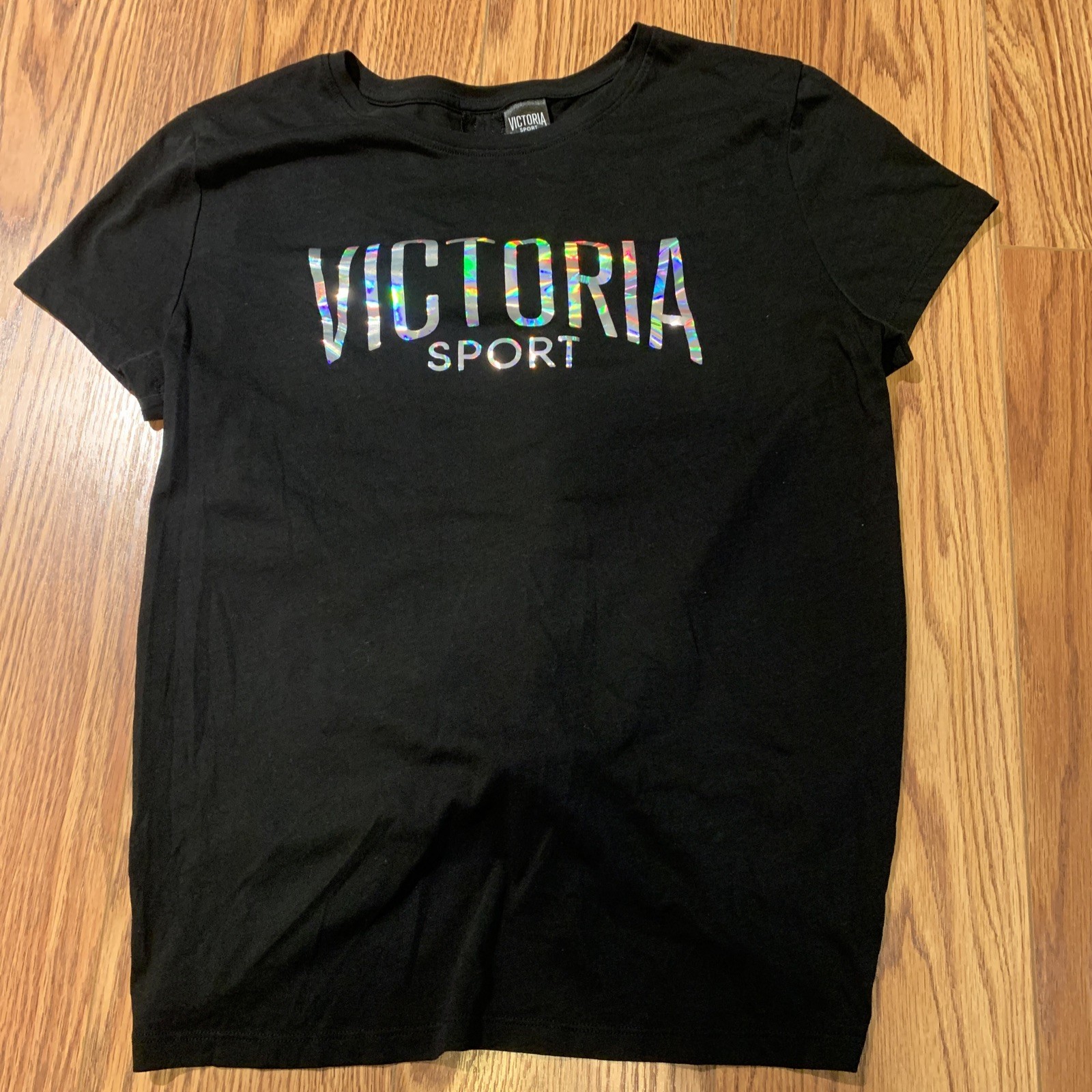 Victoria’s Secret Sport Twistback BLK Workout Gym Short Sleeve Tee Women’s Sz S