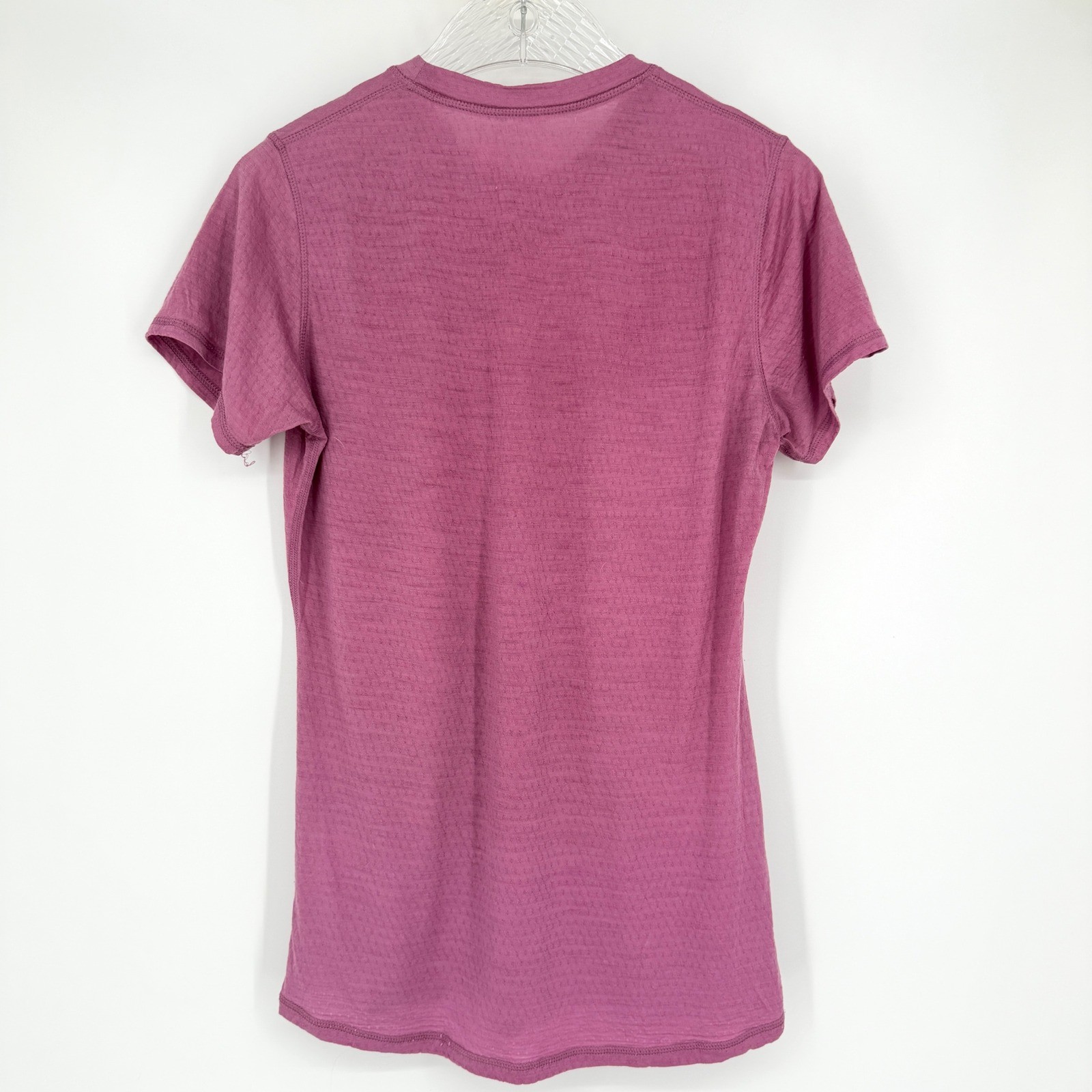 Smartwool Merino 150 Base Layer Short-Sleeve Tee Berry Pink Wool Nylon Blend S