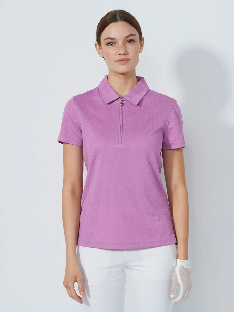 Daily Sports Peoria Veronica Purple Womens small Med or Large Golf Polo Top New