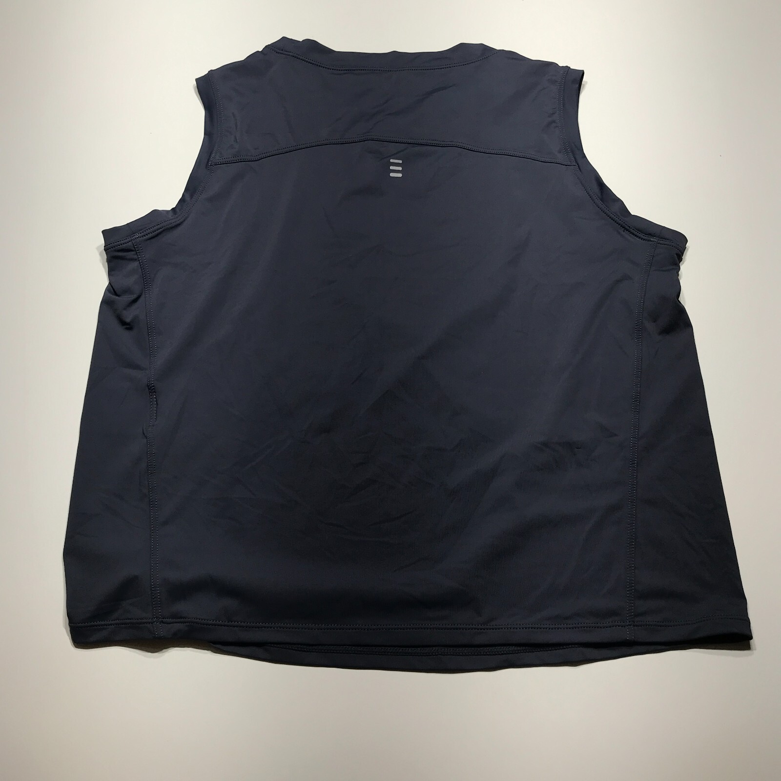 Womens Active Top Size Small Sleeveless Gray Polyamide Spandex Gym Athletic