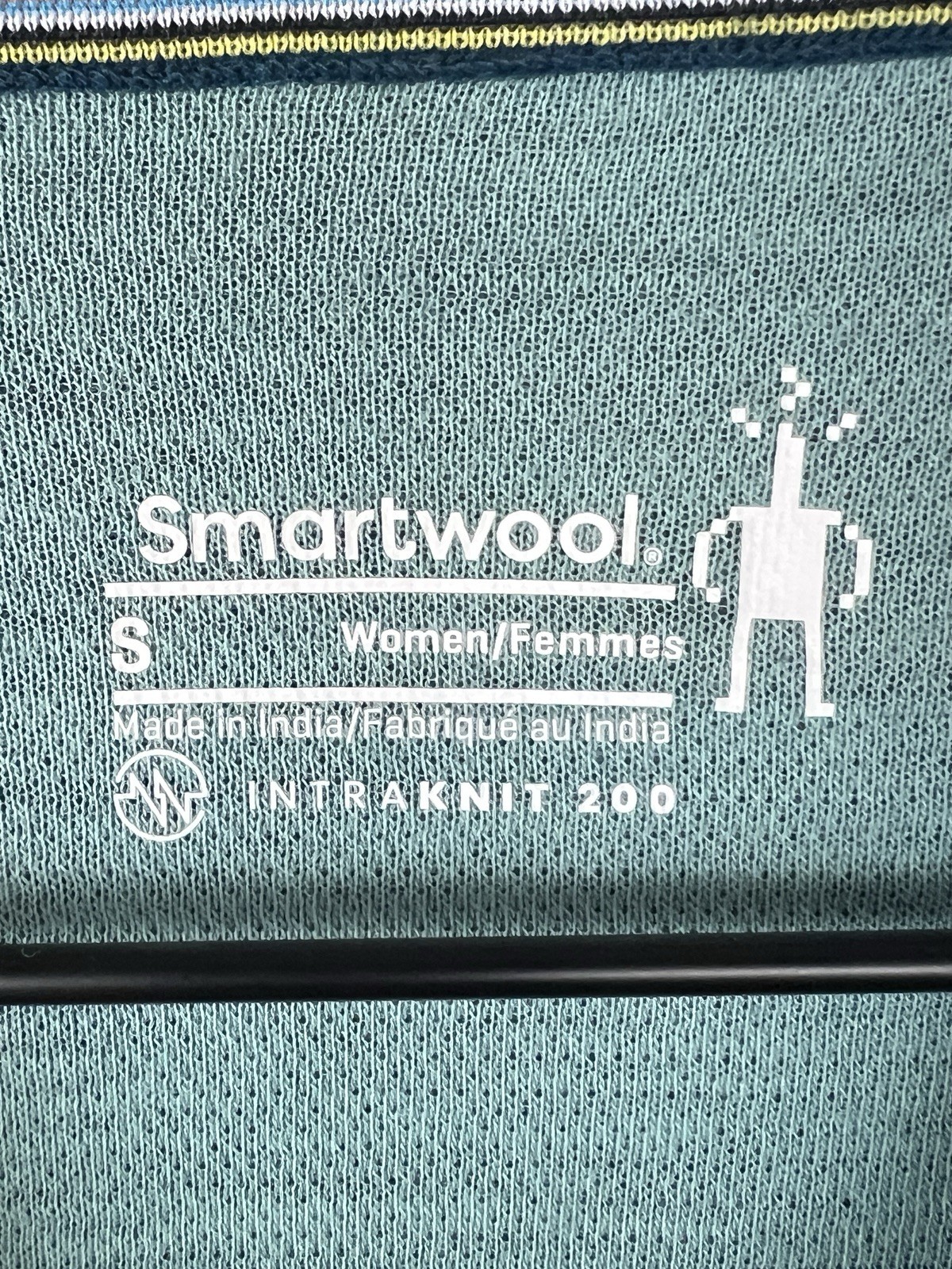 Smartwool Intraknit 200 Teal Baselayer Shirt Women’s Sz S
