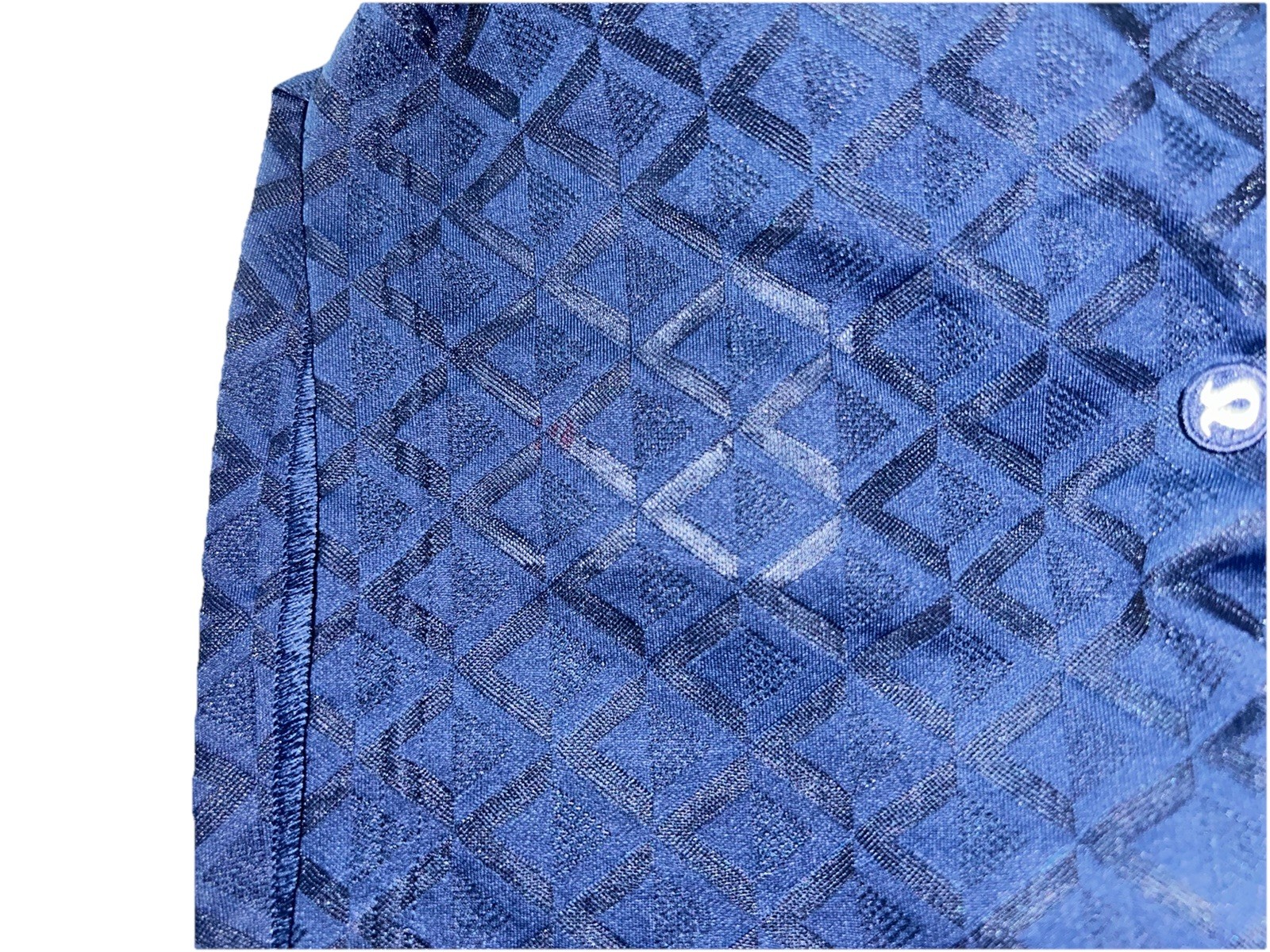 NWT🏓LULULEMON🏓LARGE🏓TEXTURED MESH TENNIS TANK🏓CROPPED🏓CLUB BLUE🏓