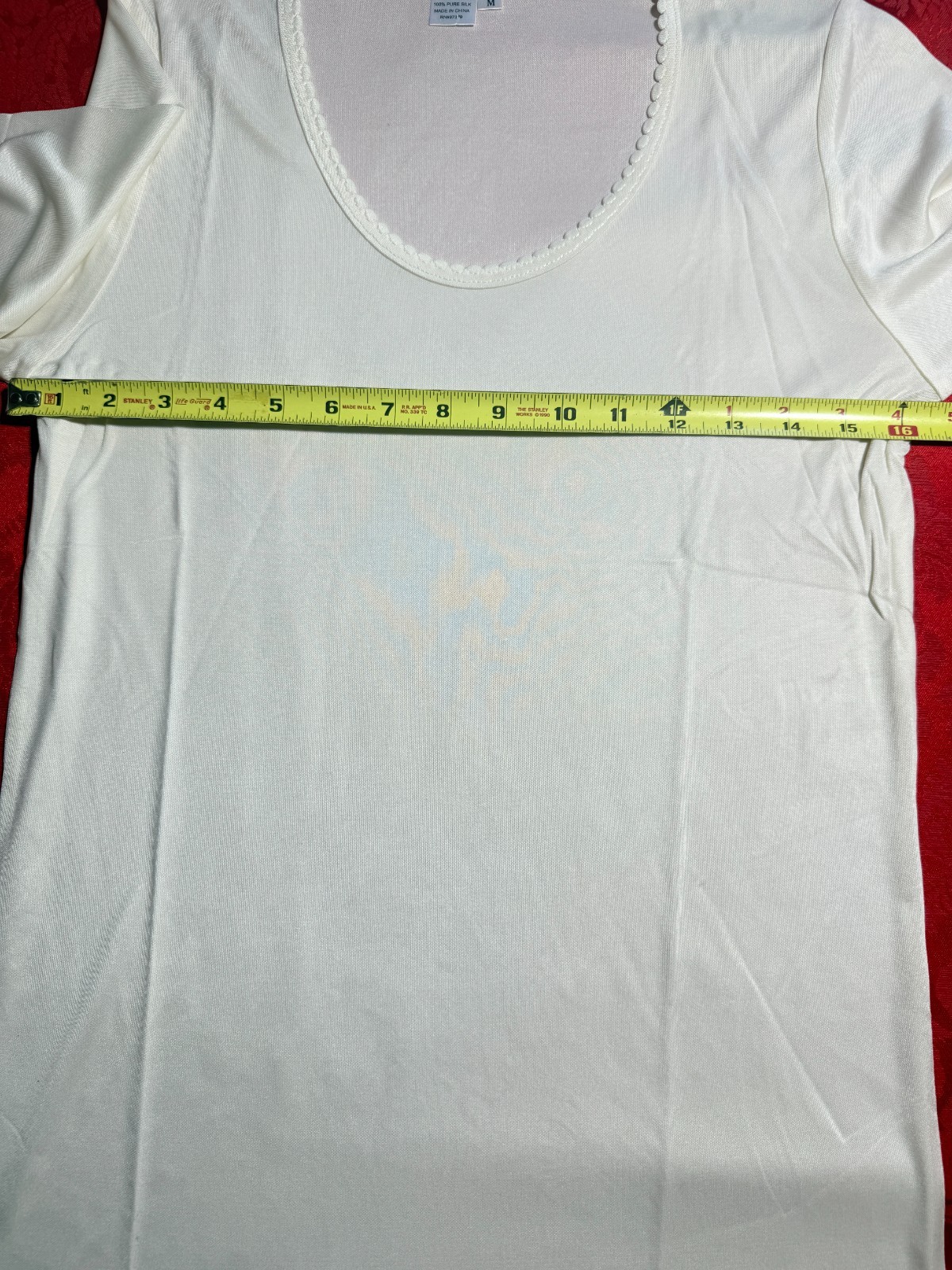 WinterSilks Base Layer Set Long Sleeve Top and Pants 100% Pure Silk Size M NEW