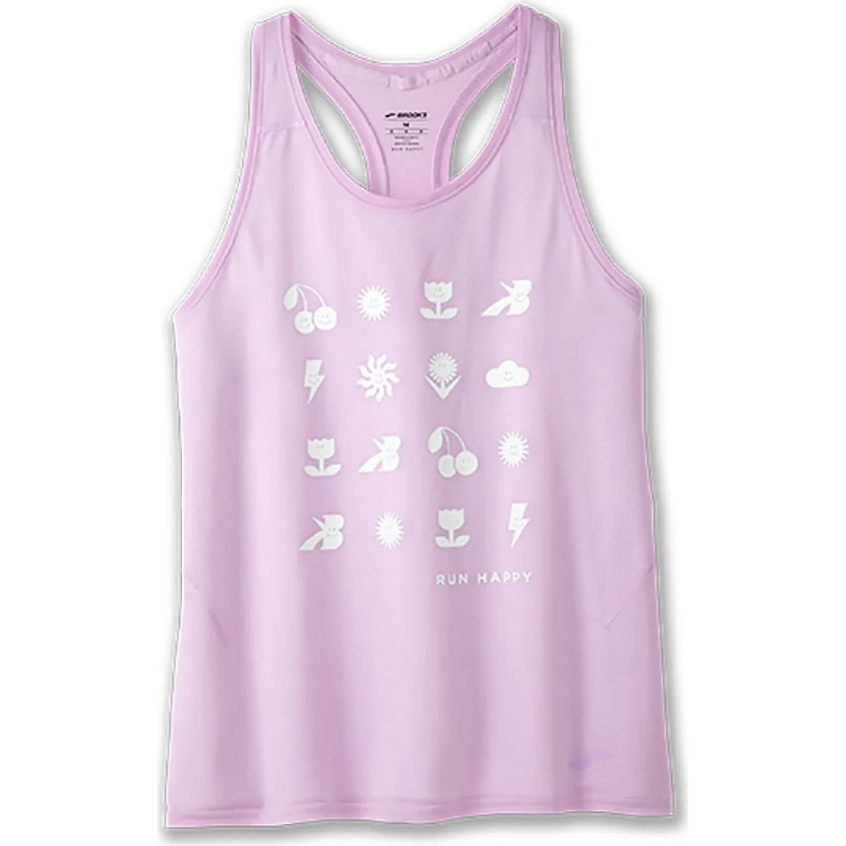 Brooks Distance Tank 3.0 Top Women’s S Purple Quick-Dry Racerback Active UPS1398
