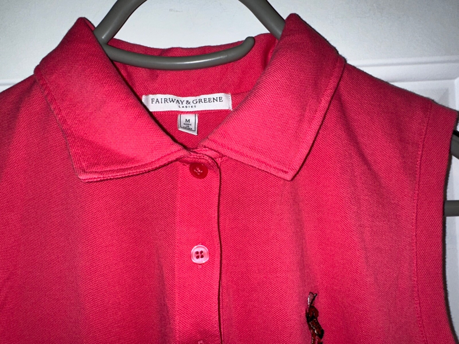 Fairway & Greene +PINEHURST PRIVATE MEMBER Logo Women’s Golf Polo shirt M