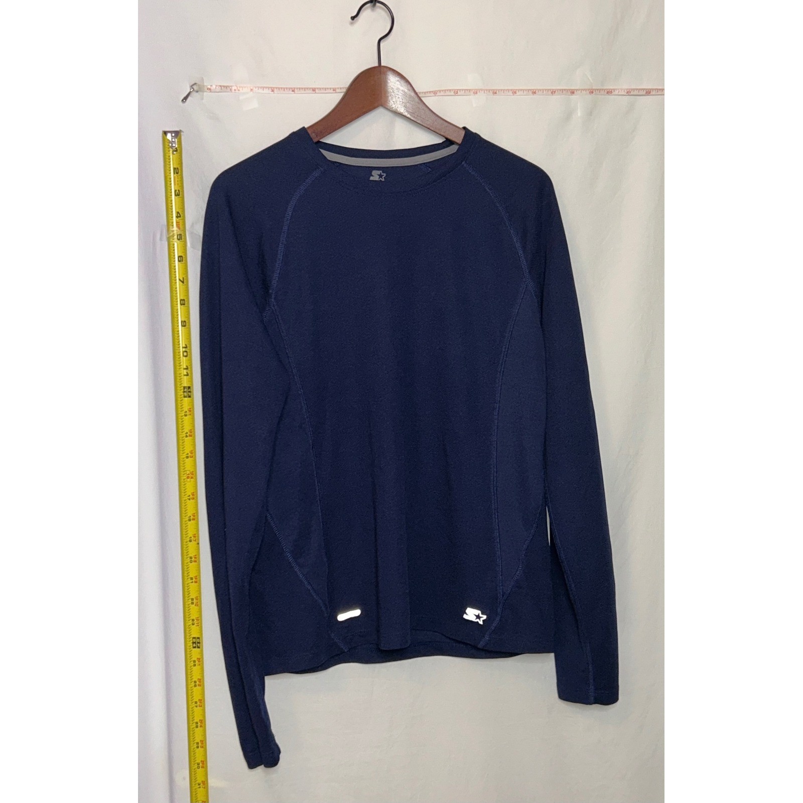 Starter Long Sleeve Athletic Top Navy Blue Women’s Size M