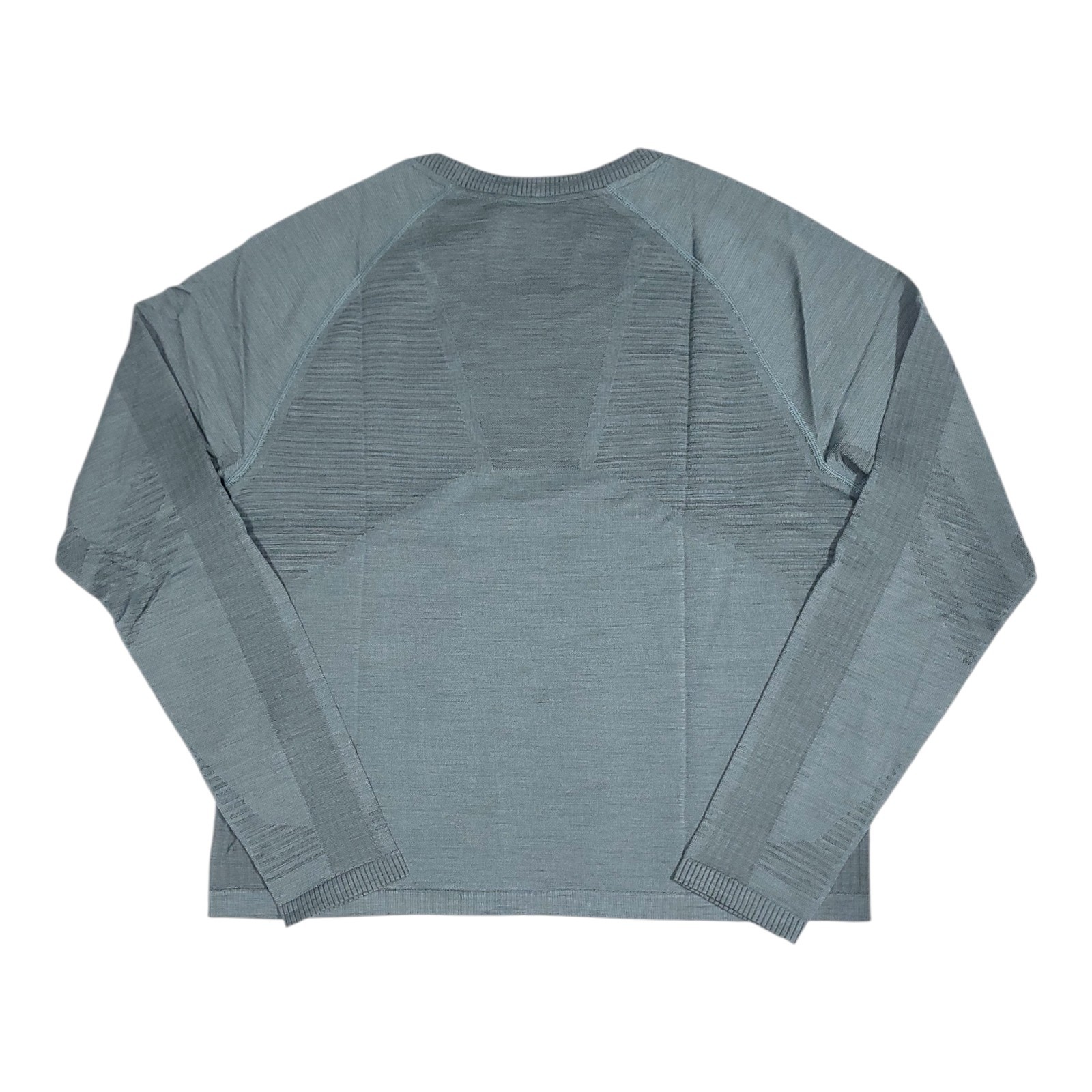 Smartwool Intraknit Active Seamless Long Sleeve Shirt Women’s S Pewter Blue $115