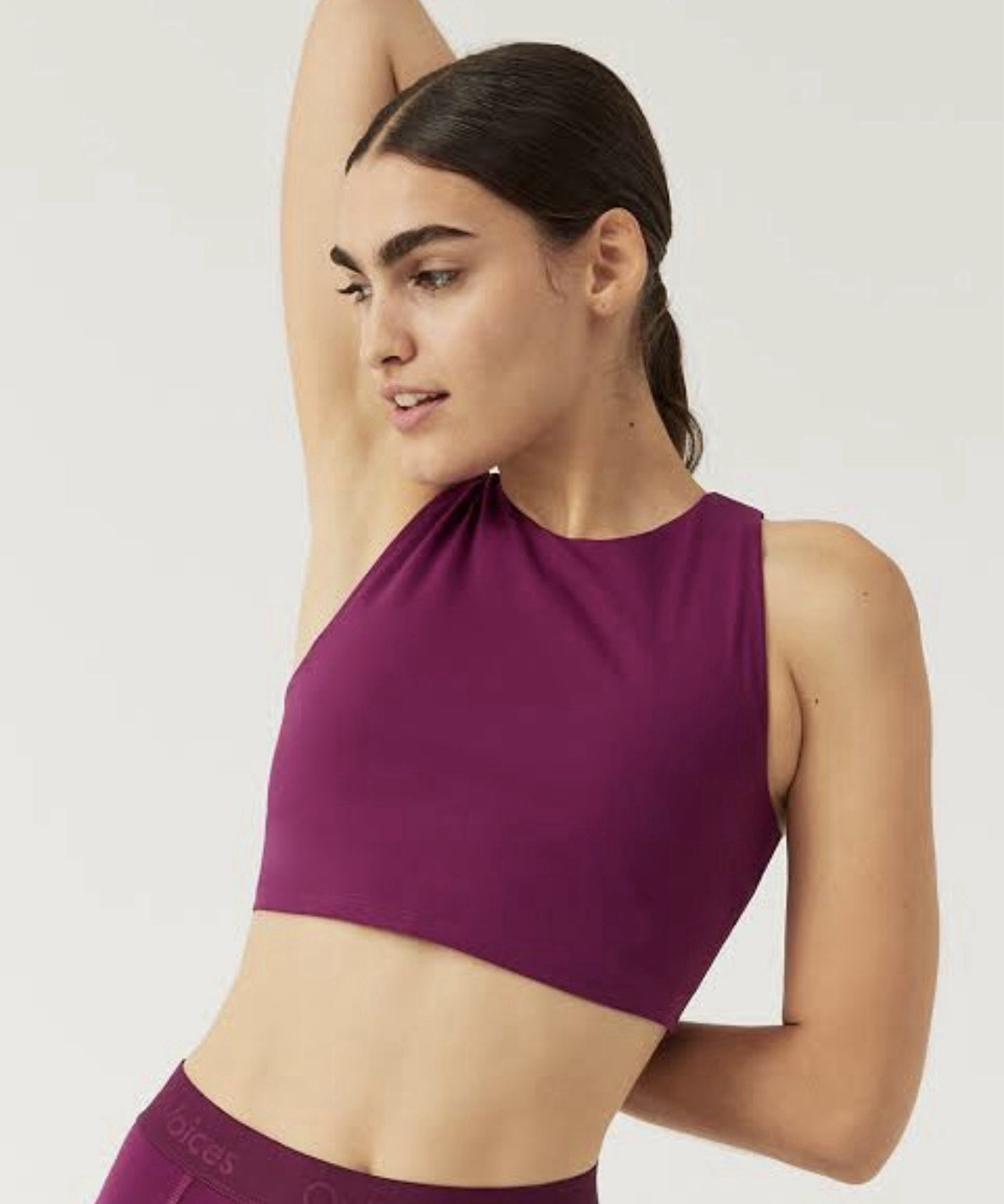 Outdoor Voices Zoom Crop Top Sports Bra Bright Purple/ Grape Jam Size Large
