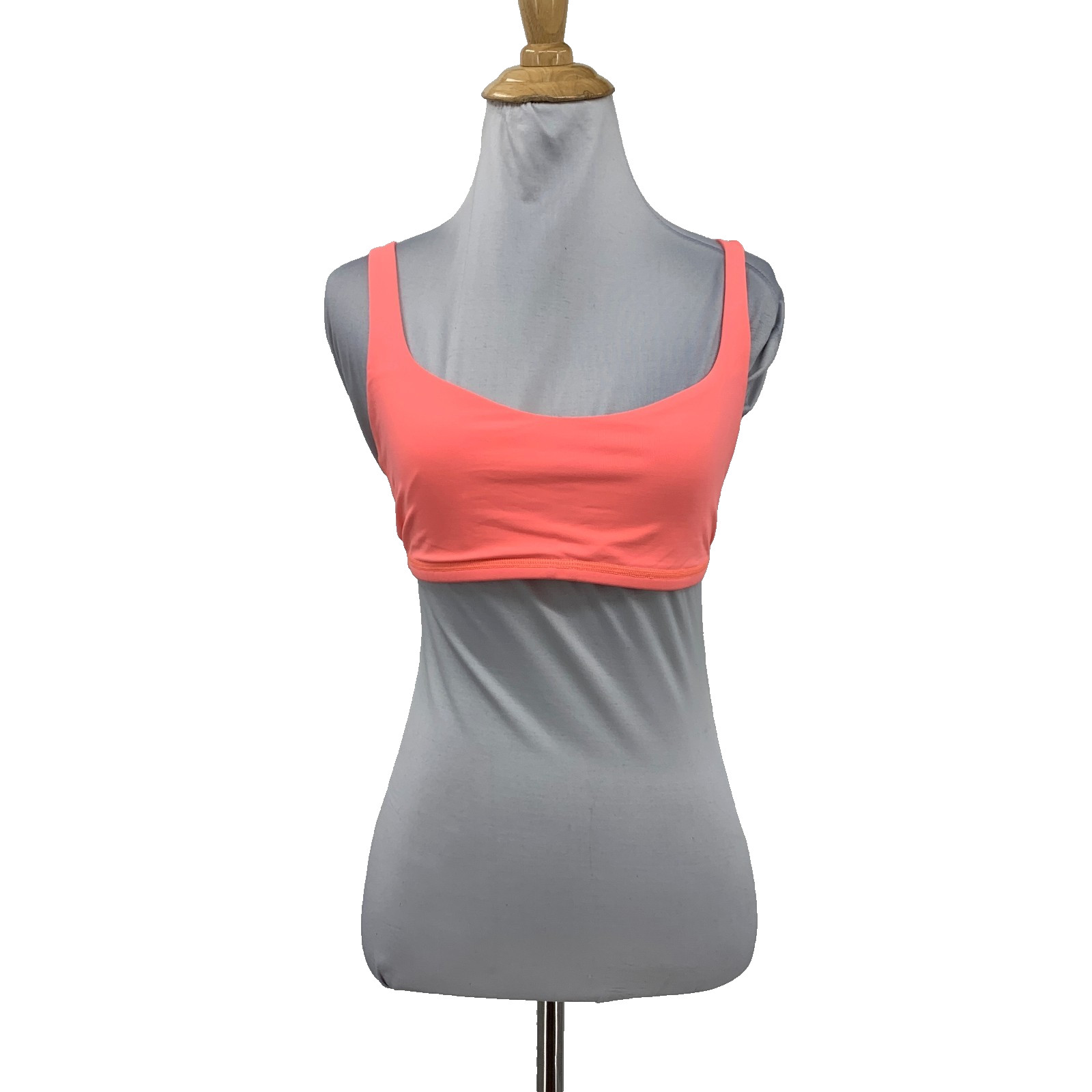 Lululemon Sports Bra Women 8 Neon Energy Crisscross Activewear Training Unpadded