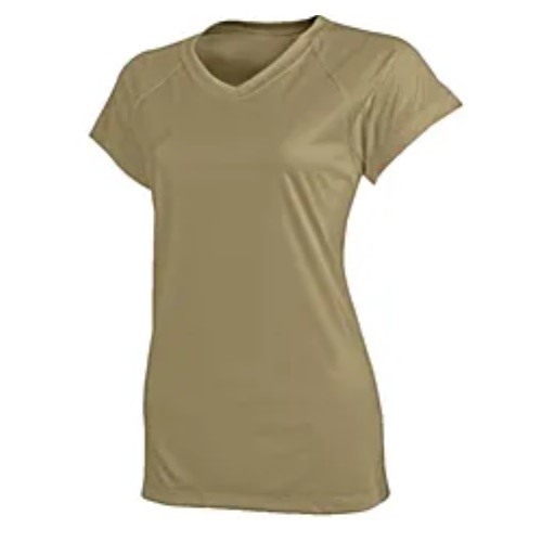 Champion Tactical TAC23 Short Sleeve Double Dry T-Shirt, Desert Sand, Small