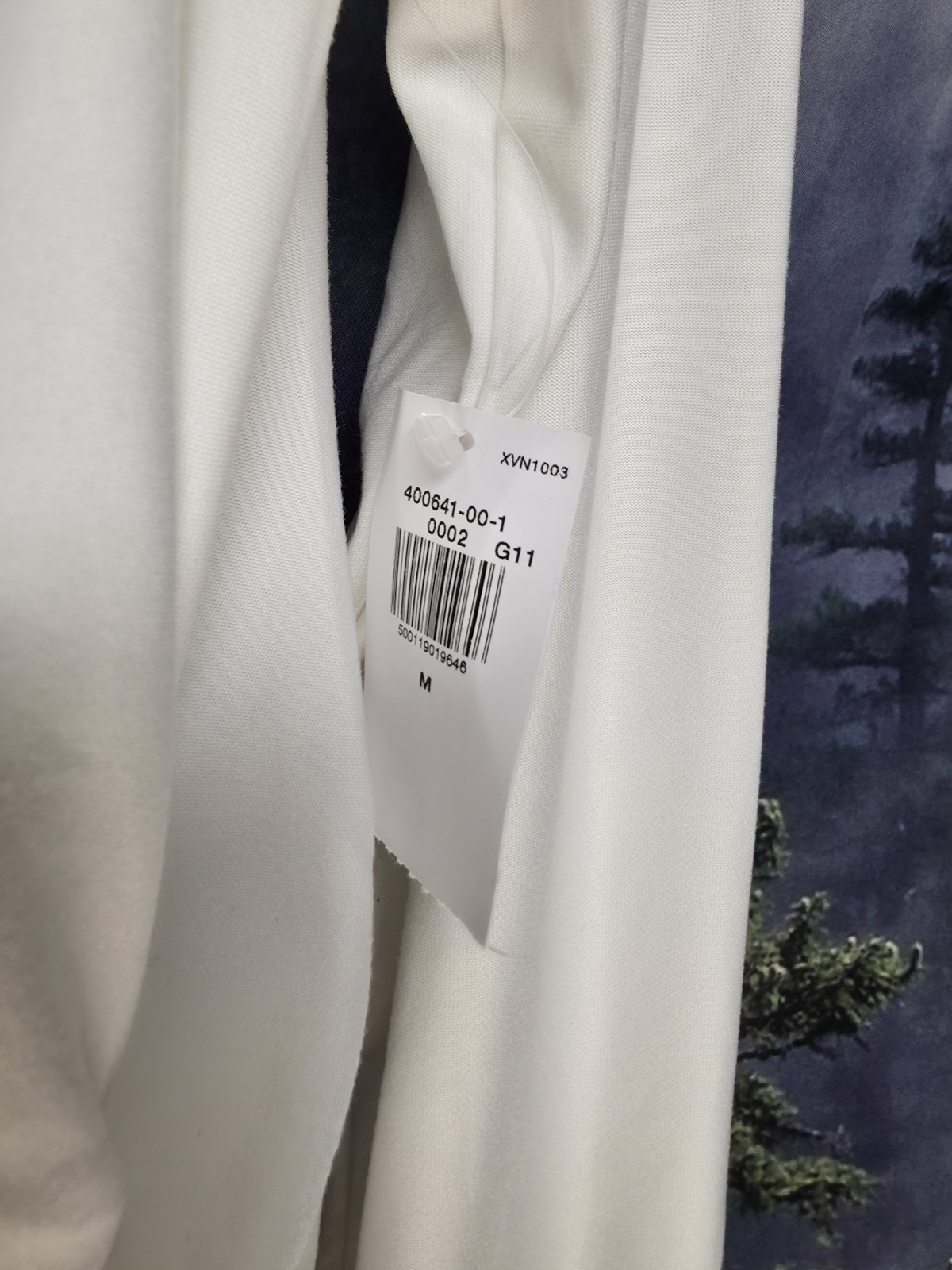 NEW Old Navy Womens Size Medium Solid White Active Go Dry Cloud 94 White Shirt
