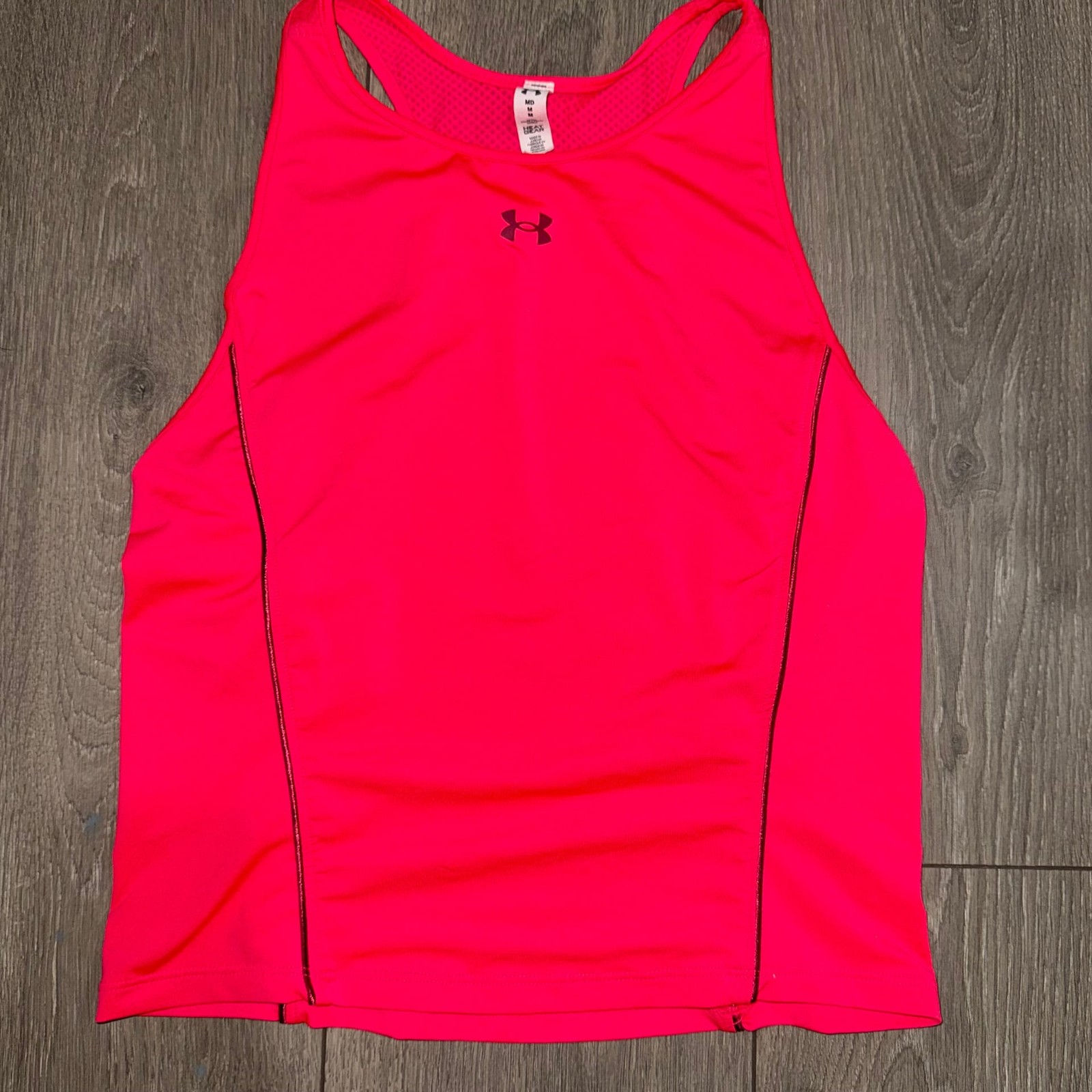 Under Armour Women’s HeatGear Fitted Tank Top Pink Large