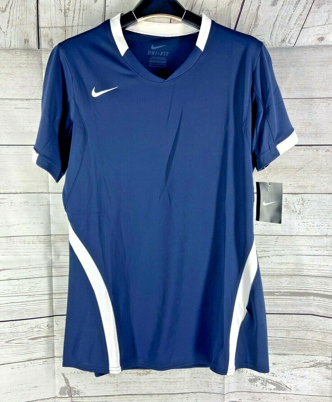 Nike Womens Dri-Fit Volleyball Short Sleeve Jersey White XS, S, M, L, XL