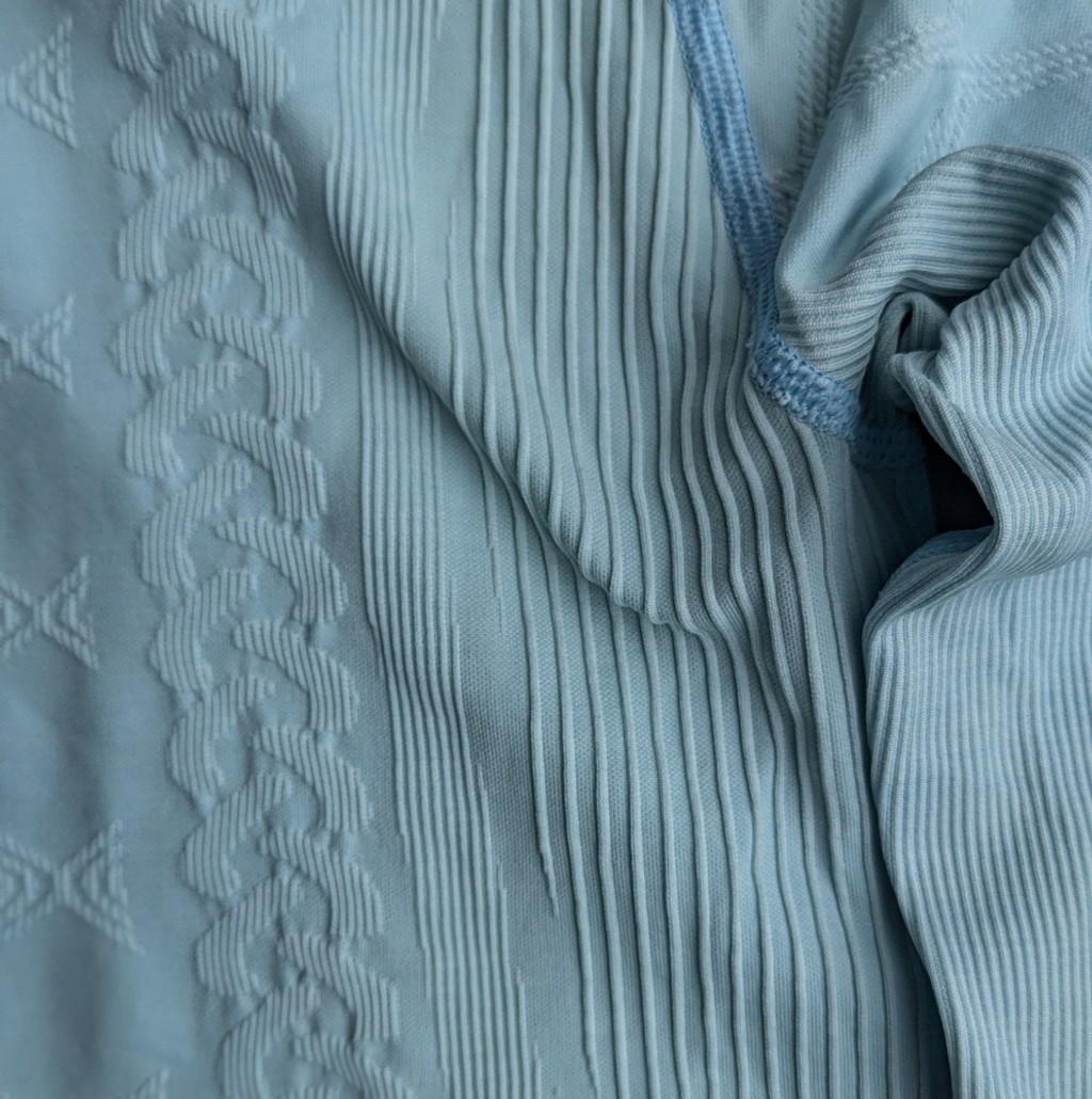 Lululemon Restless Pullover – Seamless Winter Blue Run Top Sz 4 Cable Knit Look