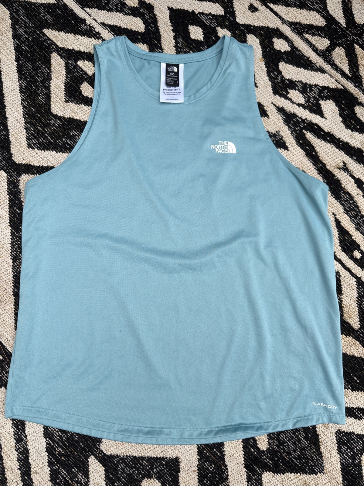 The North Face SemiSheer Activewear Sleeveless Top, Women’s Lg, FlashDry
