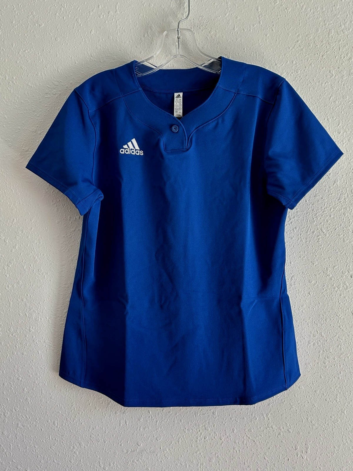 adidas Softball Jersey Women’s Size M Blue GQ9203 Sports Athletic
