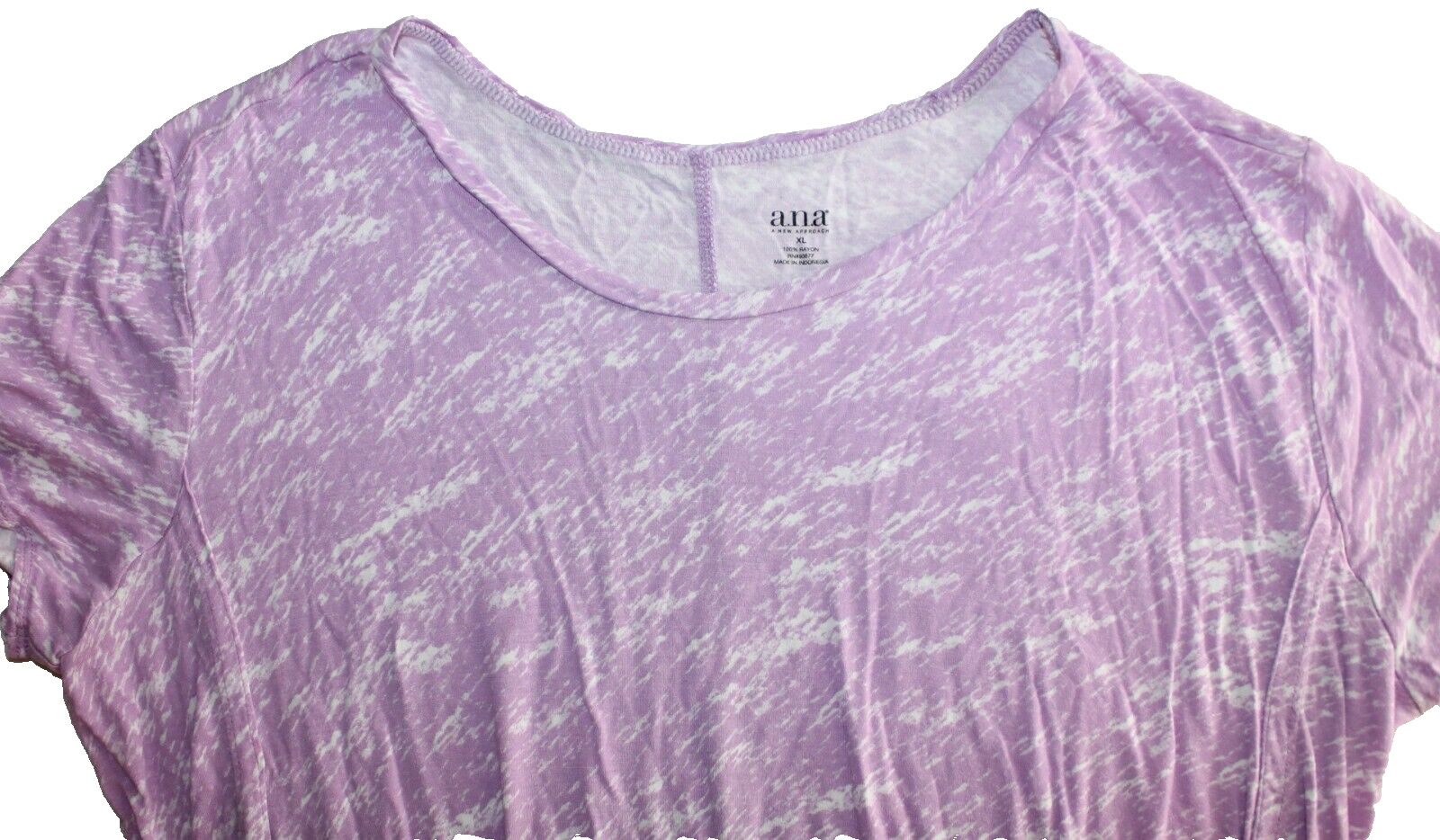 a.n.a A New Approach Size XL Light Purple Athletic Tee Shirt