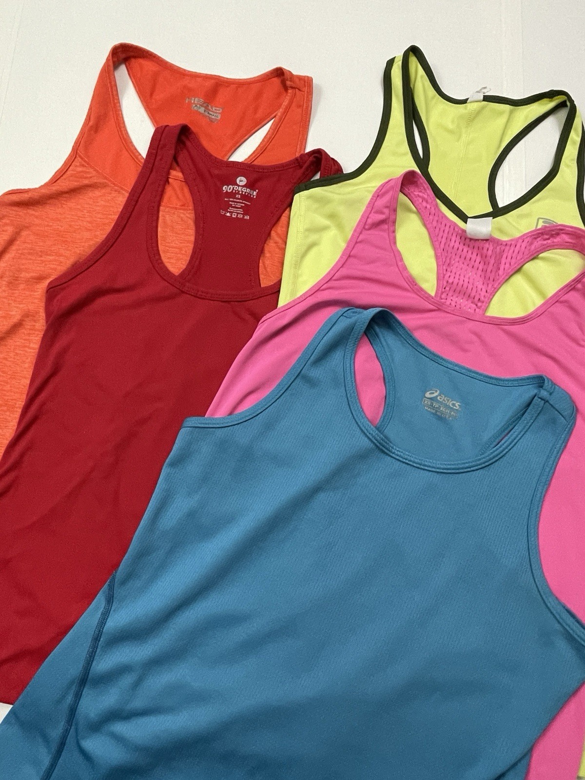 Fila, Gap, Head, ASICS Women’s Mixed Active Top Lot Size XS Gym Shirts