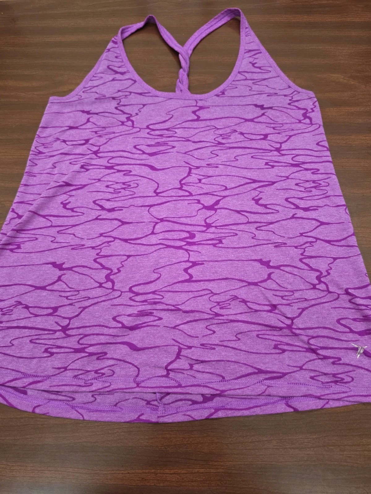 Old Navy Active Women’s Large Purple Racerback Tank Top Semi-Fitted Workout