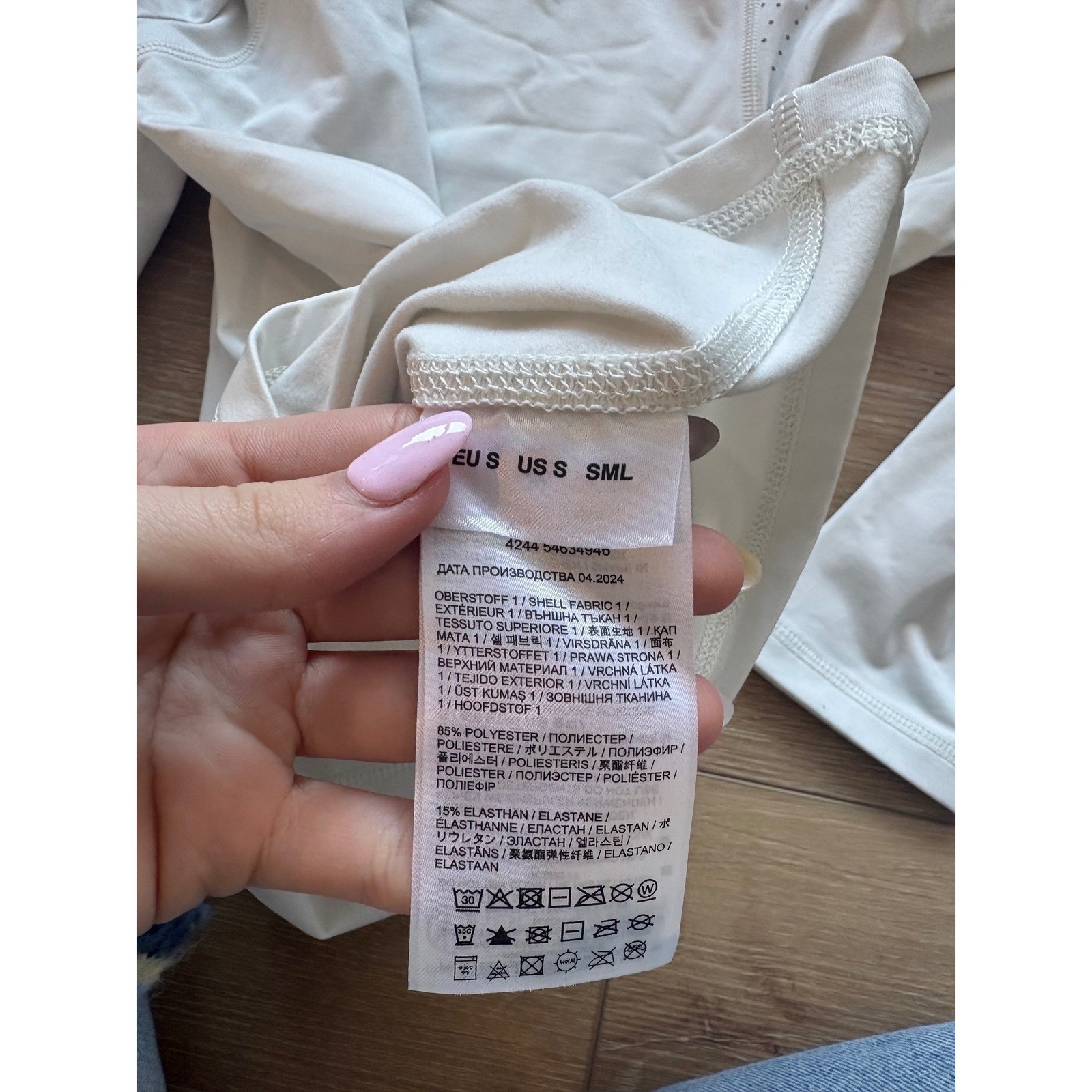 Bogner Fire + Ice Margo First Layer Ski Top White Funnel Neck Womens size small