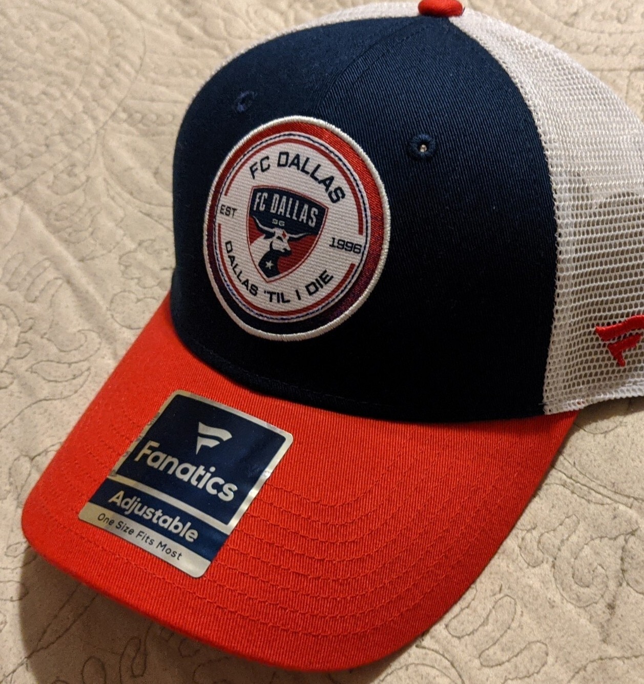 Fanatics FC Dallas 96 Soccer Adjustable Hat Spring 2022
