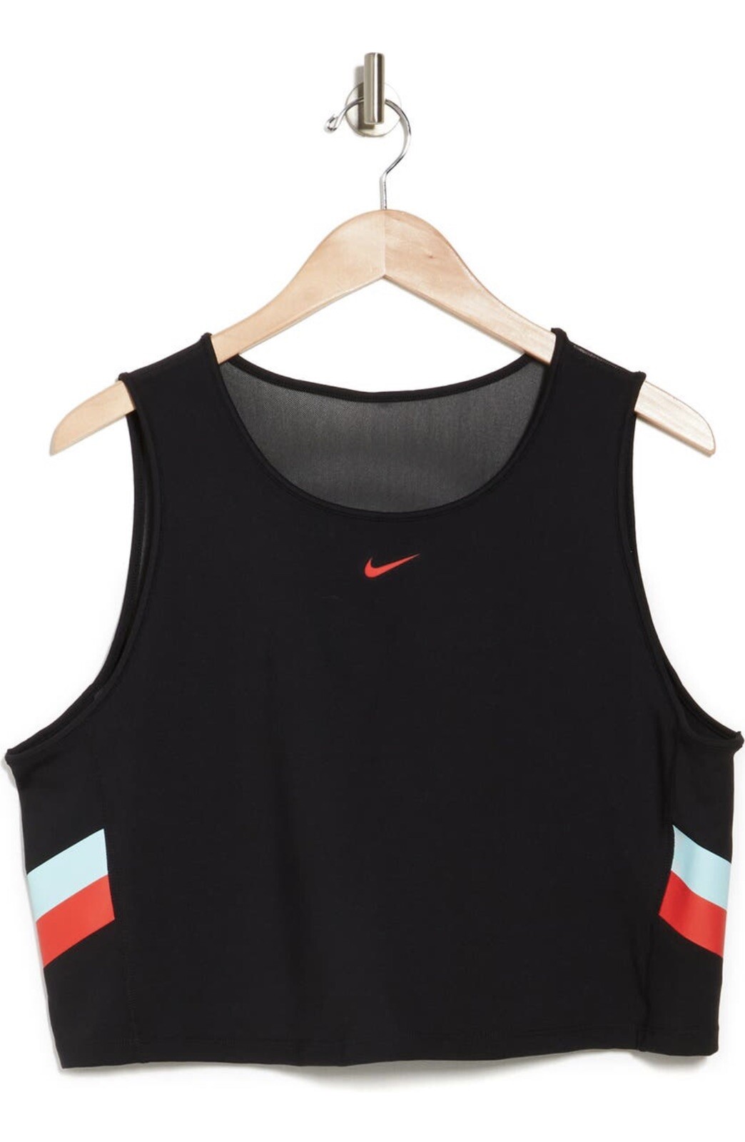 Nike Colorblock Stripe Trim Crop Tank Top DH3185-010