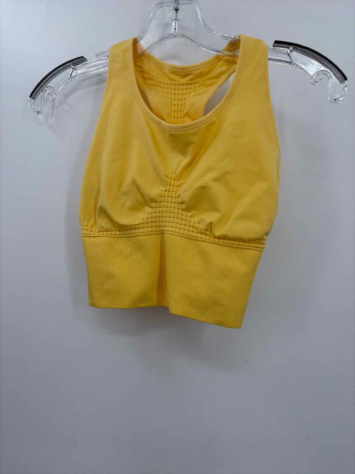 Pre-Owned Sweaty Betty Yellow Size Medium Athletic Tank