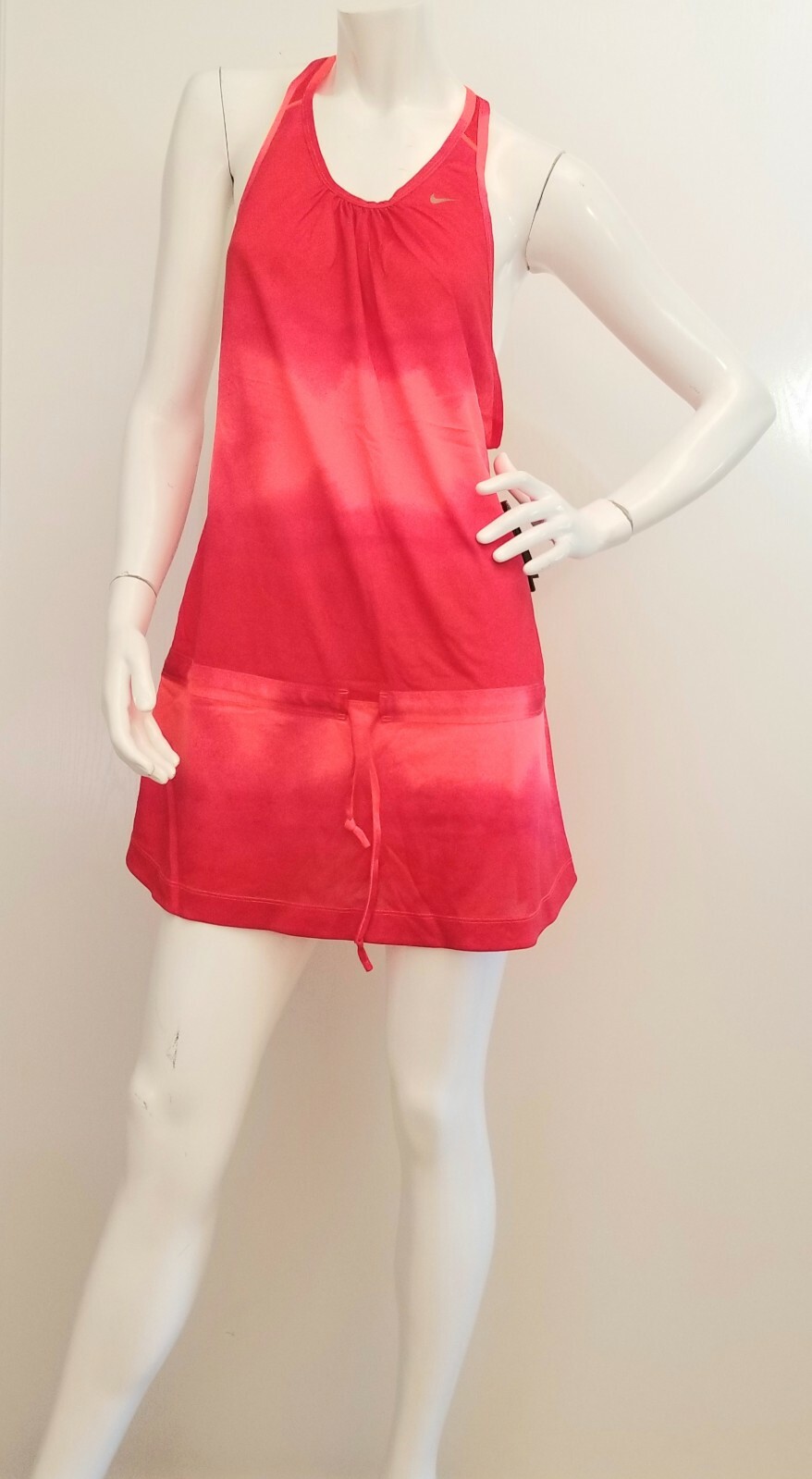Nike Womens Tie Dye Running Tennis Tunic Racerback Dress Dri-Fit Sz Medium M