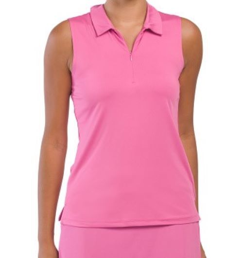 NWT Ladies TOMMY BAHAMA Raspberry Pink Sleeveless Golf Shirt Polo M L XL