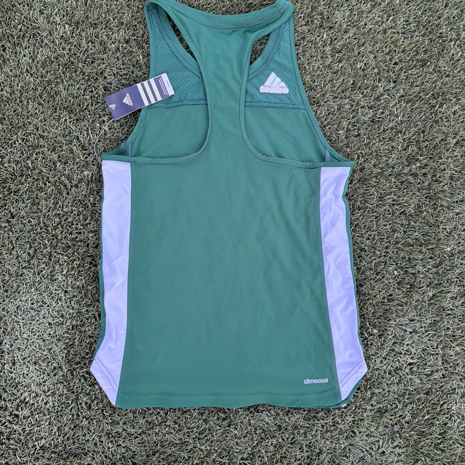 Adidas ClimaCool Utility Compression Tank Top Dark Green Men Size Small