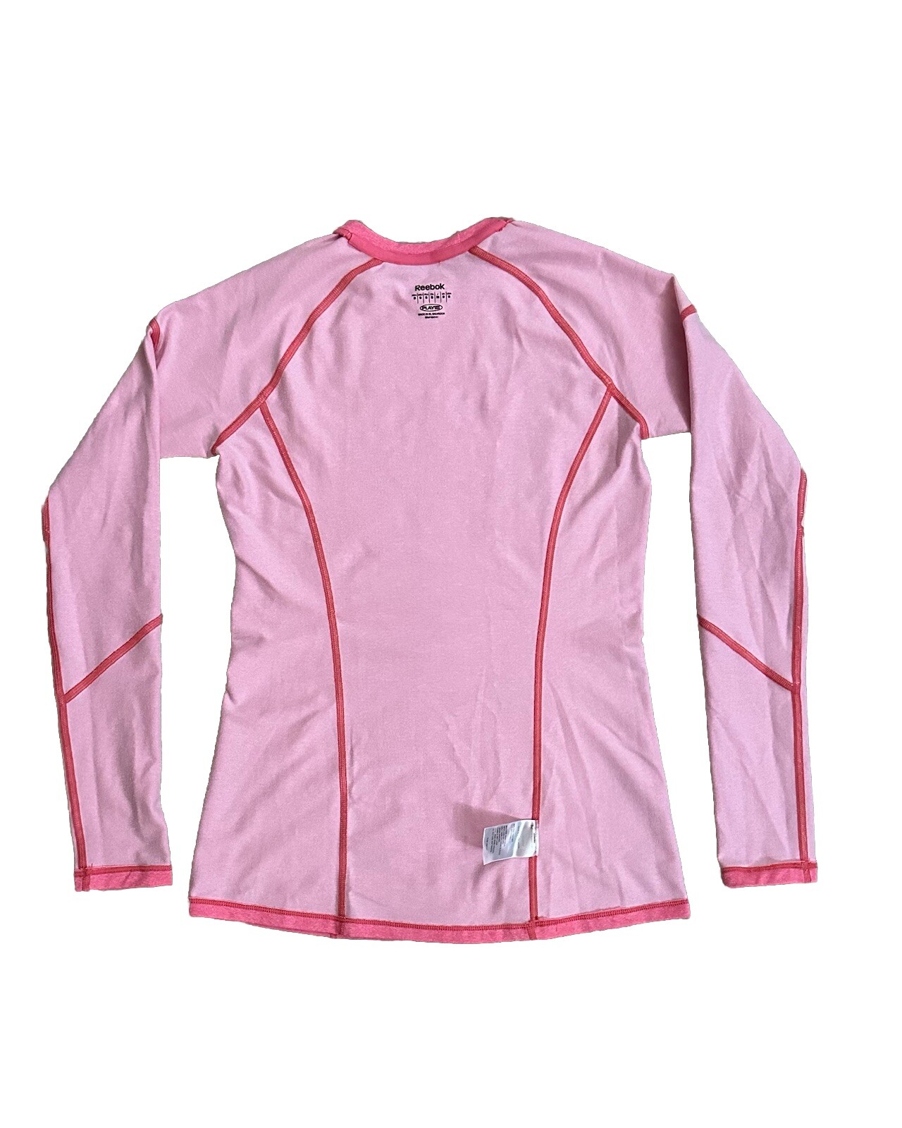 Reebok Cold Weather Compression Long Sleeve Shirt Pink Slate Size S