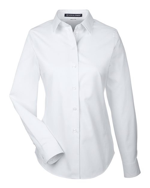 Devon & Jones Women’s Crown Collection Royal Dobby Woven Dress Shirt DG532W