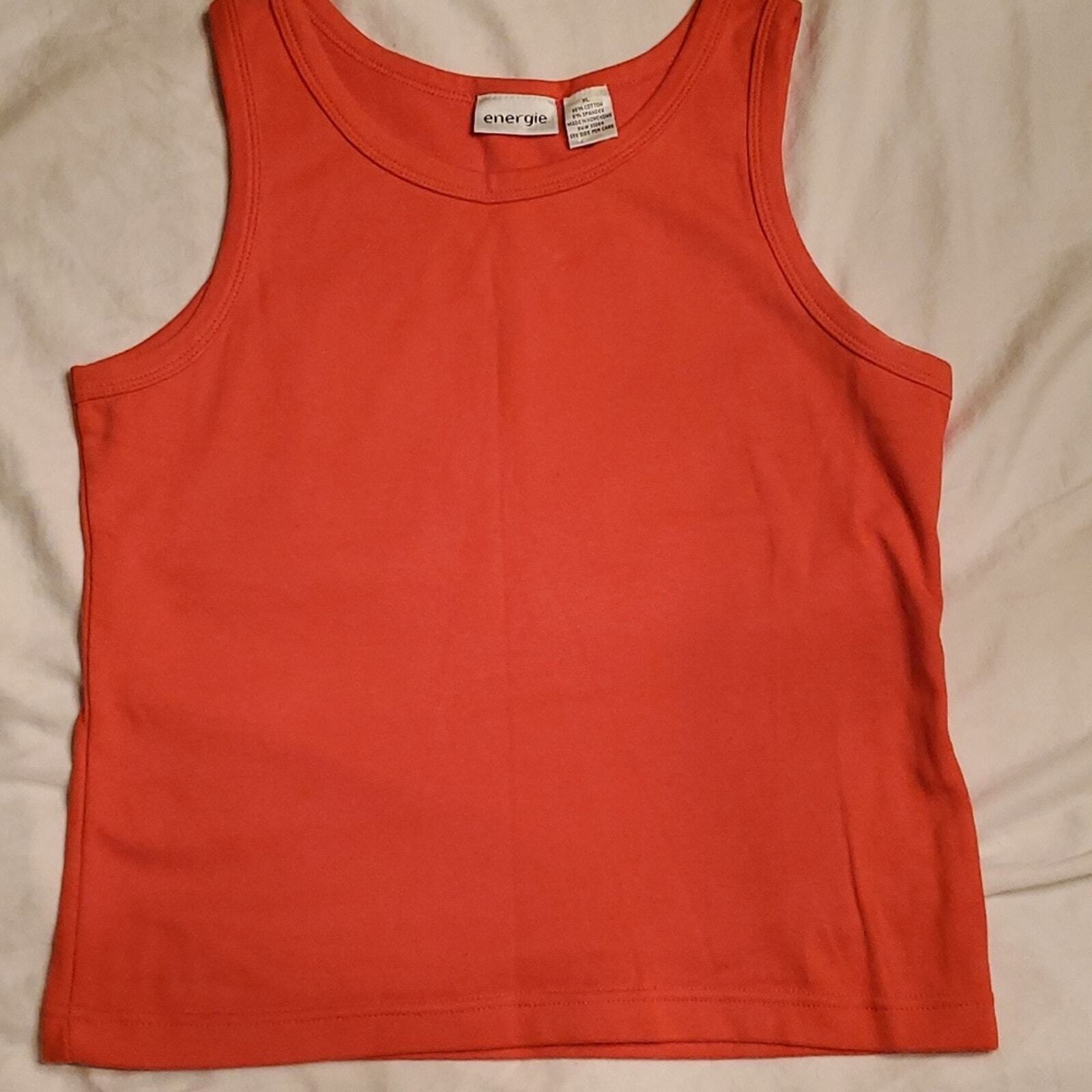 Energie Tank Size XL Orange Tank Top