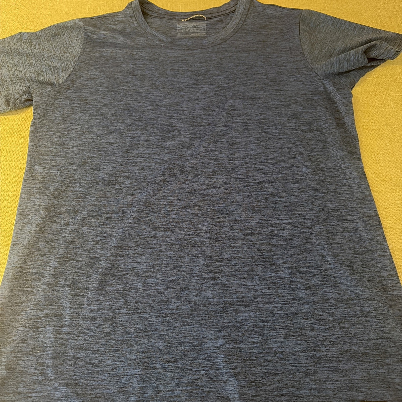 Patagonia Shirt Womens M Blue Capilene Daily Cool Daily Short Sleeve Hiking Base