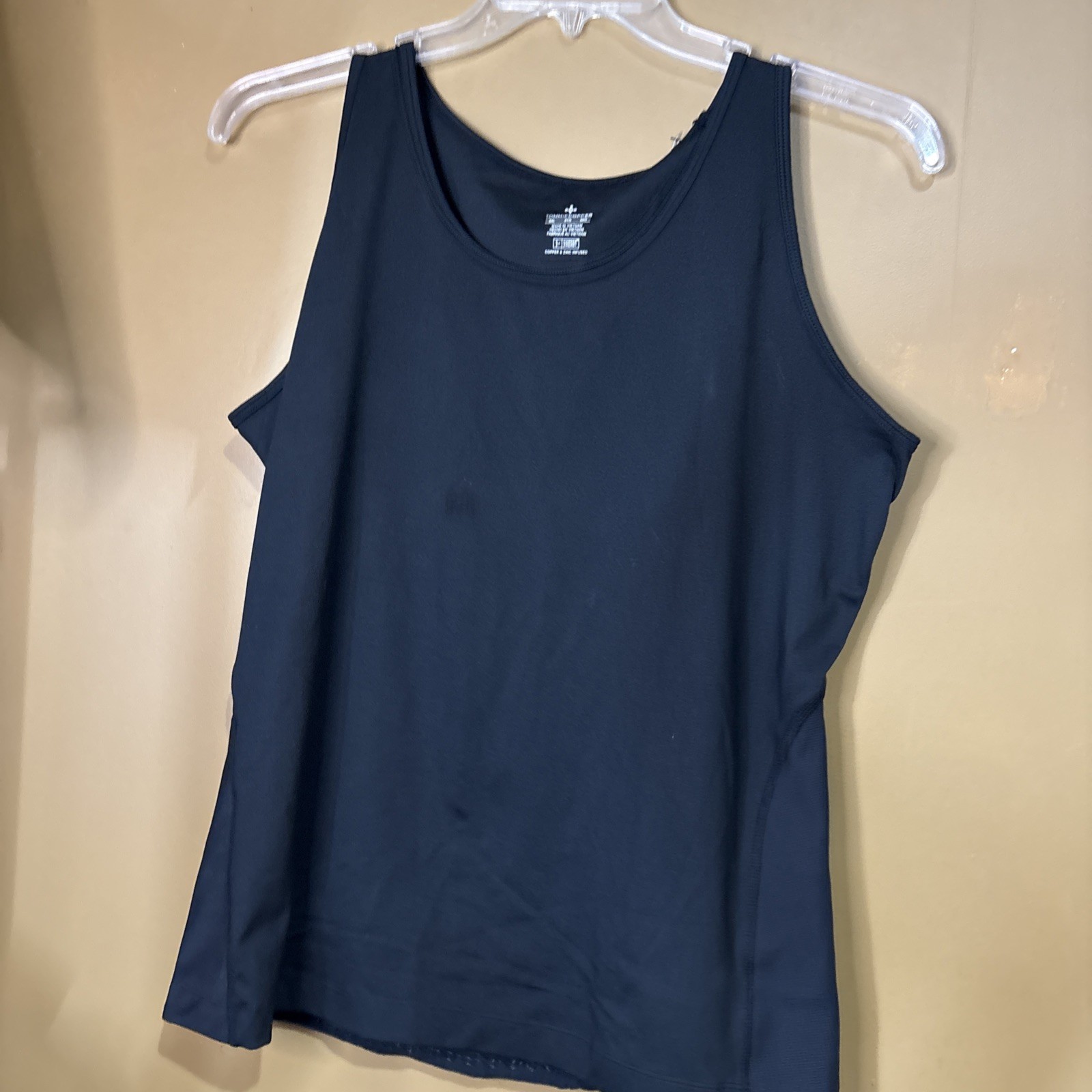9. Tommie Copper Shirt Womens 3XL XXXL Lower Back Support Black Tank Top Casual