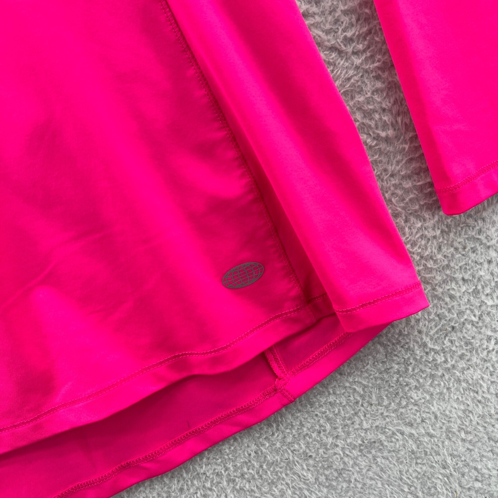 Reel Legends Shirt Womens Size Small Pink Athletic Long Sleeve Gym Running Fish