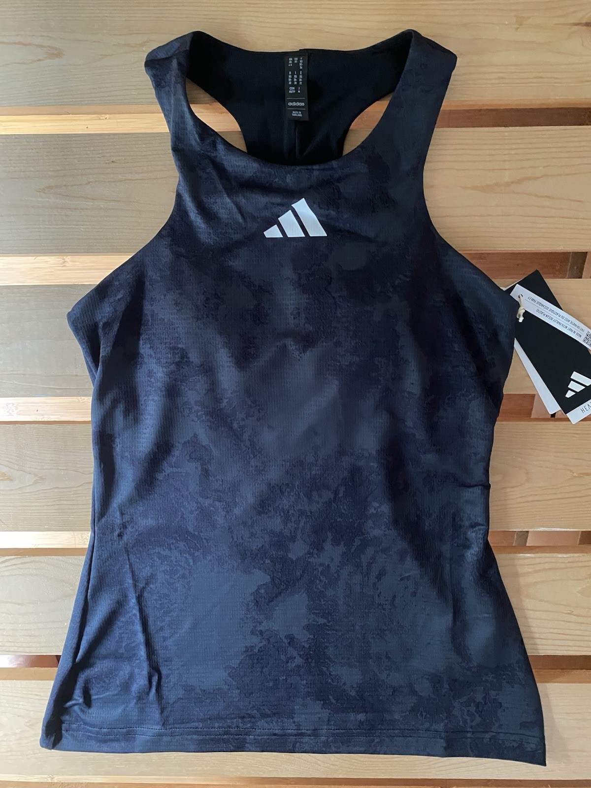 Adidas Women’s Tennis Top Paris Y-Tank Carbon Sz XS NWT