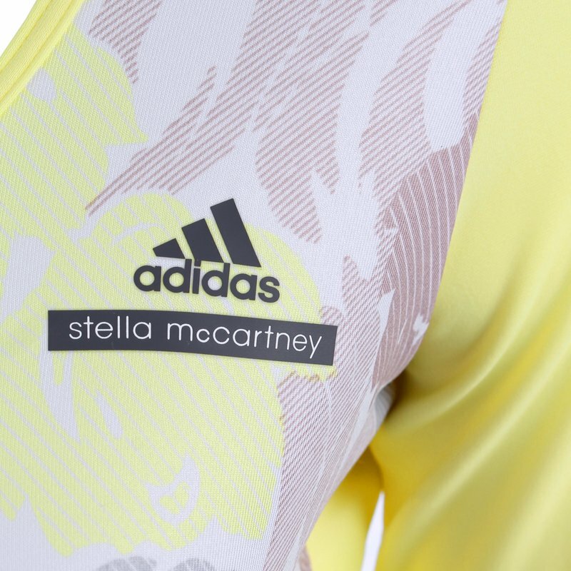Stella McCartney x Barricade Adidas Climachill Tee Top Yellow Tennis Pickleball