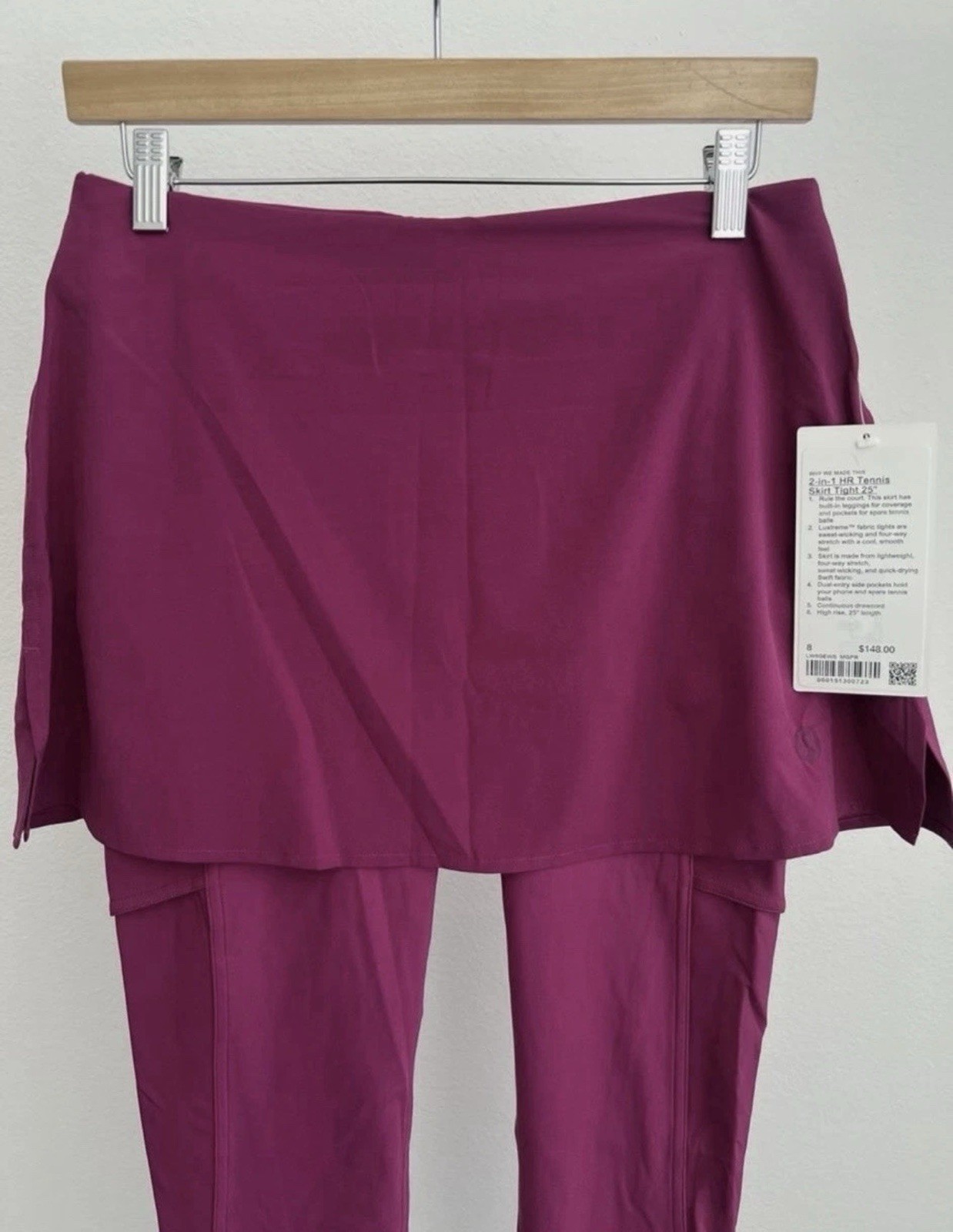 Burgundy Lululemon sporty 2-piece set #fitness , athletic, Size 4