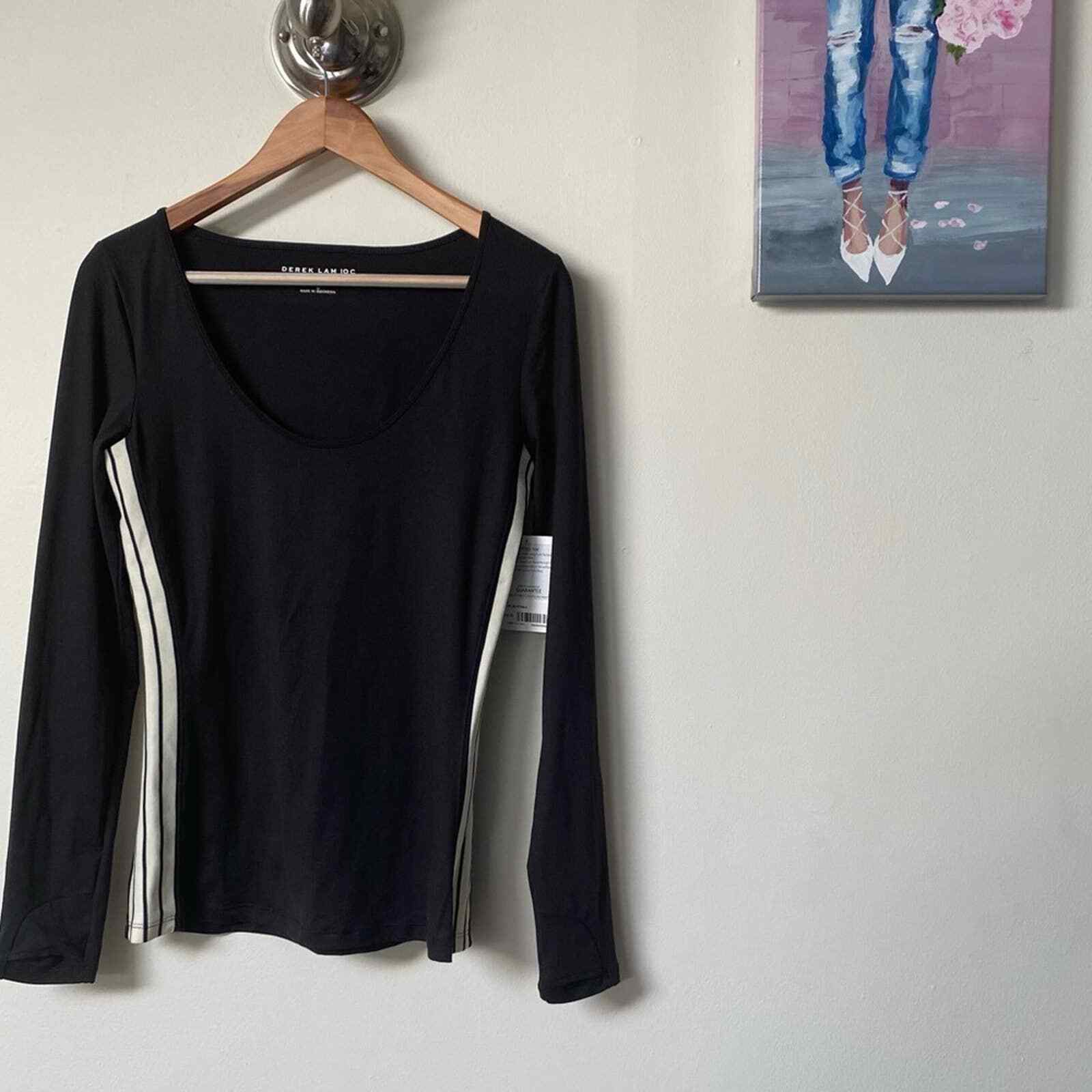 Derek Lam 10C Athleta layer up fitted top size Med