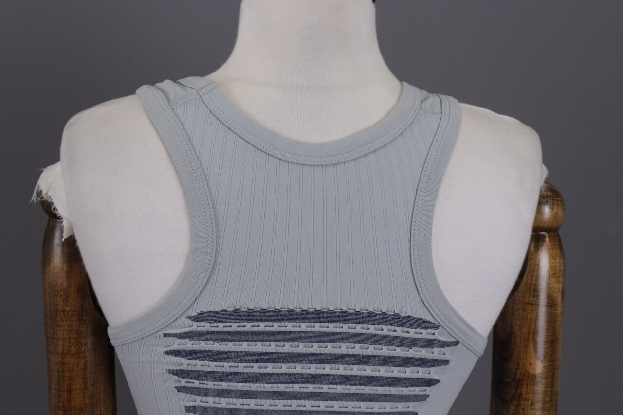 X-Bionic White Sleeveless Top Jersey Base Layer Thermo Tank Short Size S/M