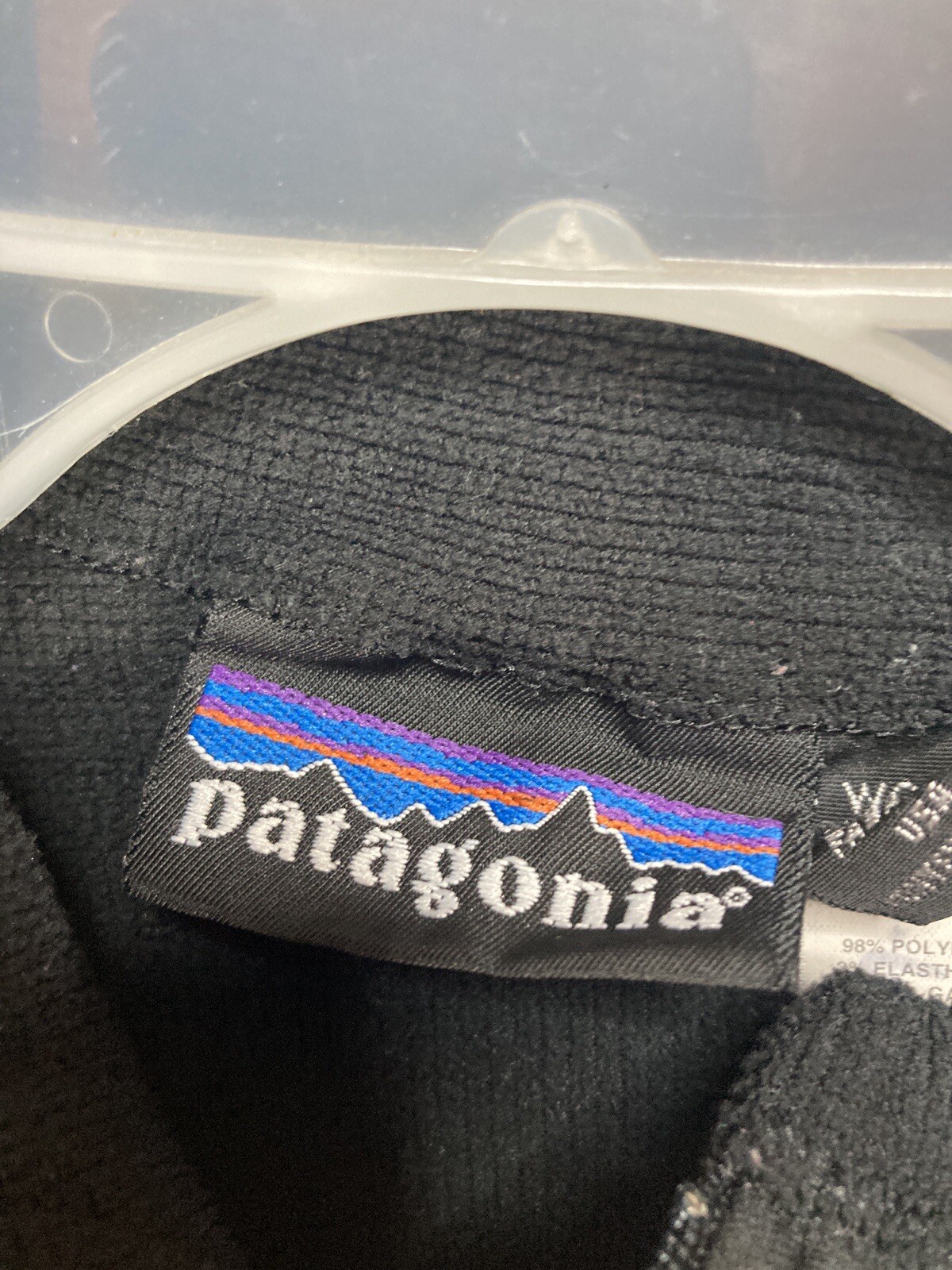 Patagonia Sweater Womens Small Black R Fleece Long Sleeve 1/4 Zip Pullover