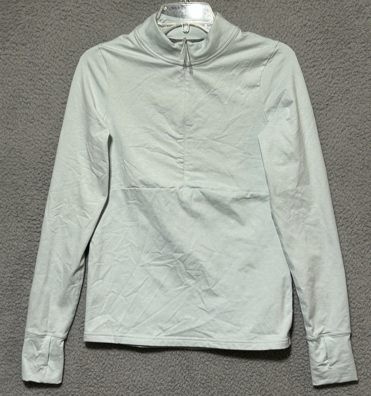 prAna Hiking Shirt Jacket Womens XS Green 1/4 Zip Pullover Lightweight Outdoor