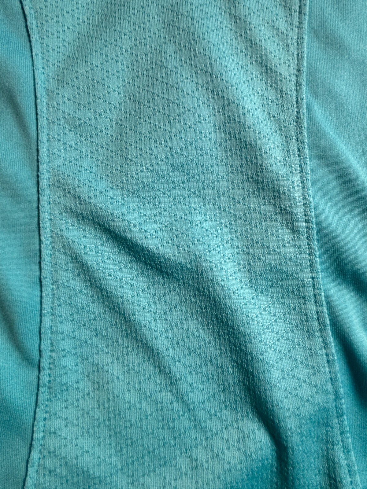 Pebble Beach Dry Luxe Performance Polo Top Size Small Turquoise Active Wear